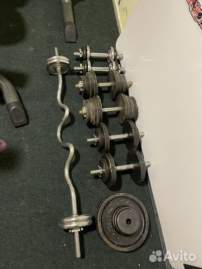 Гантели разборные