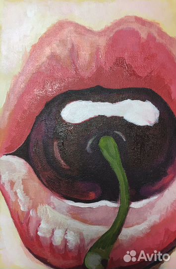 Картина акрилом на холсте