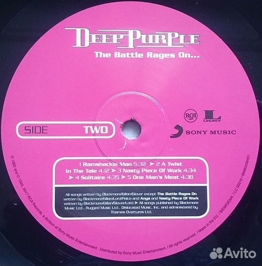 LP Deep Purple – The Battle Rages On