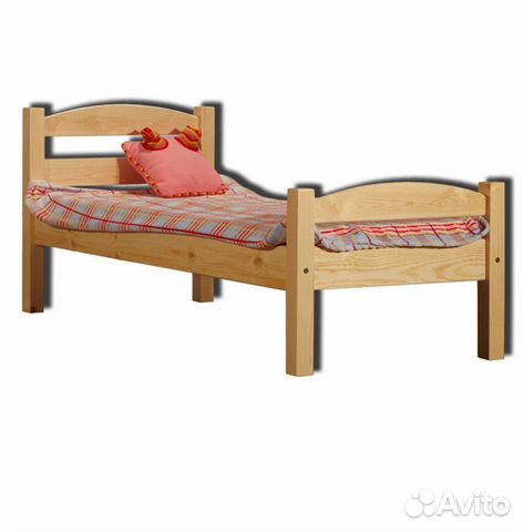Кровать Классик детская 600*1200 спинка-дуга