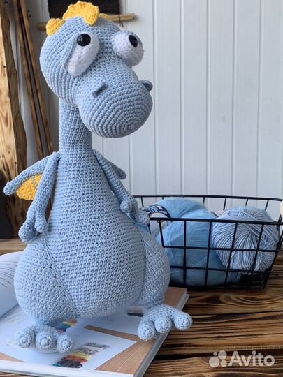 Вязаный дракончик