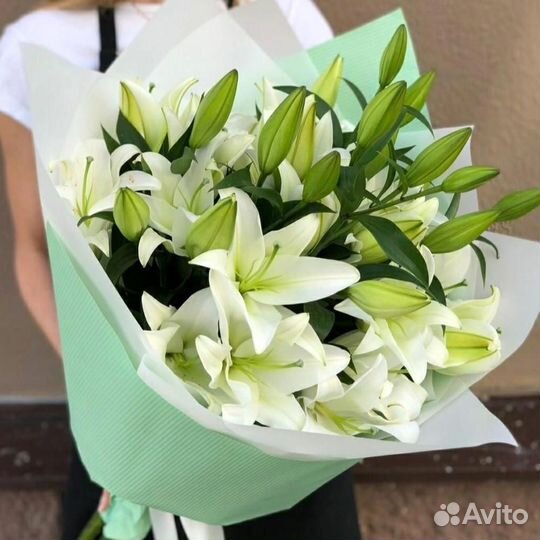 Букеты из лилий