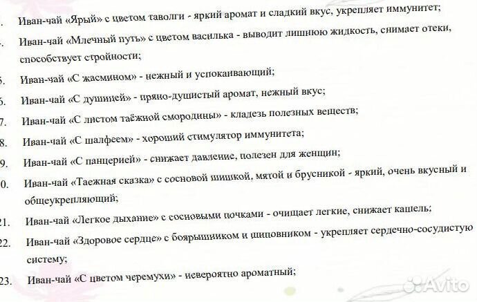 Иван-чай гранулированный с листом смородины