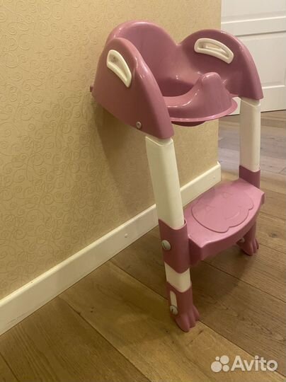 Детское сиденье с лестницей на унитаз