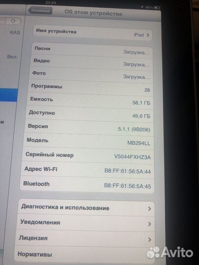 Продам iPad 1 2010 64GB