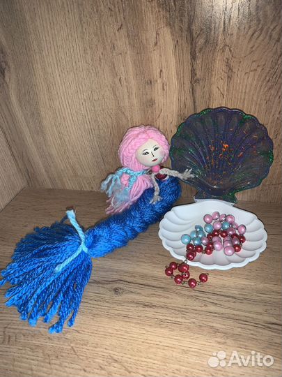 Игрушка Русалка ручная работа,игровой набор
