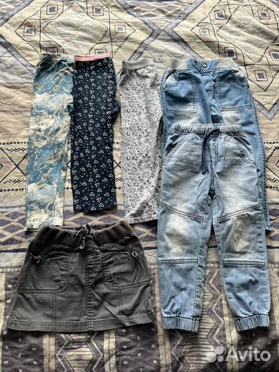 Пакет вещей на девочку 104-116