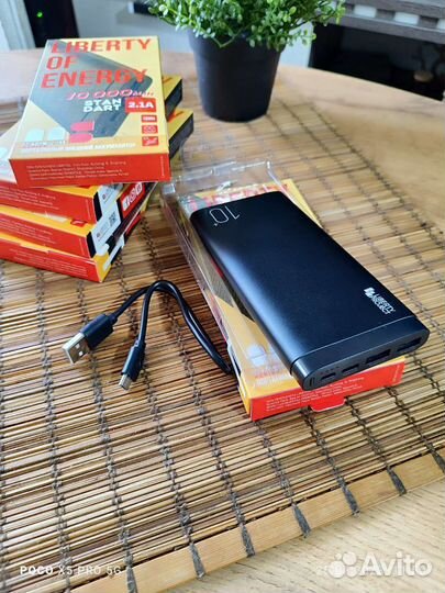 Пауер банк, внешний аккумулятор 10000mAh