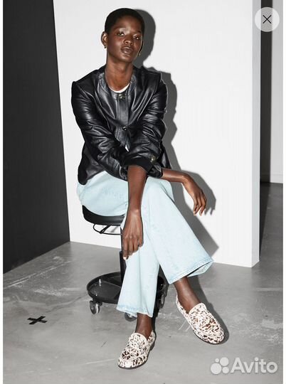 Лоферы otherstories коровий принт