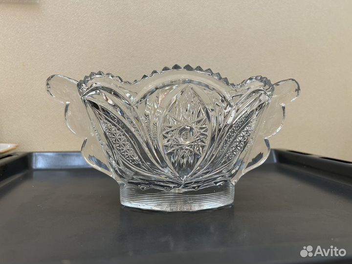 Вазы хрустальные