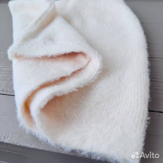 Короткая плюшевая юбка