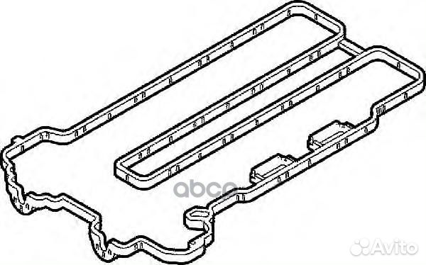 Прокладка крышки клапанов opel agila 00/astra