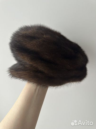 Шапка норковая 60 размер