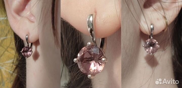Серьги серебро