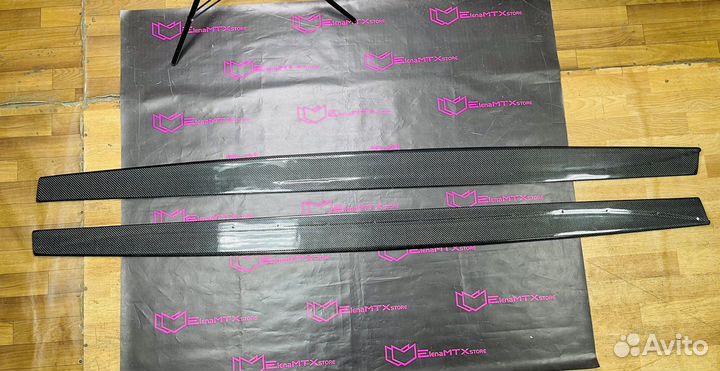 Лезвия BMW M4 F82 стиль 3D, карбон