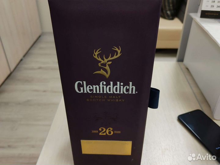 Glenfiddich пустая коробка от виски