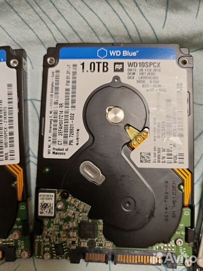 Жесткие диски на 750гб на 500гб