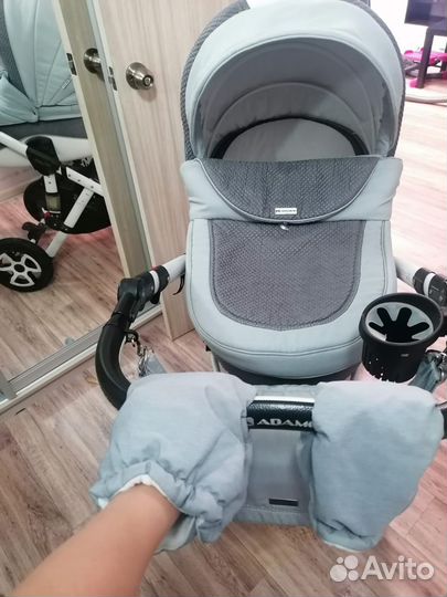 Коляска 2в1 Adamex Barletta