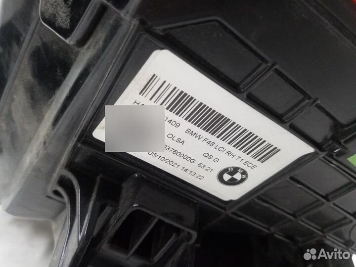 Фонарь правый внешний BMW X1 F48 Restail LED