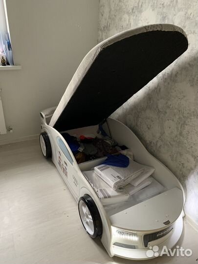 Кровать машинка с подсветкой