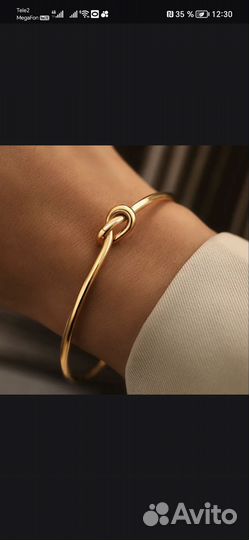 Браслет в стиле Celine золотой и серебряный