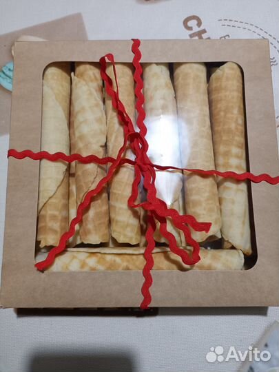 Вафельные трубочки