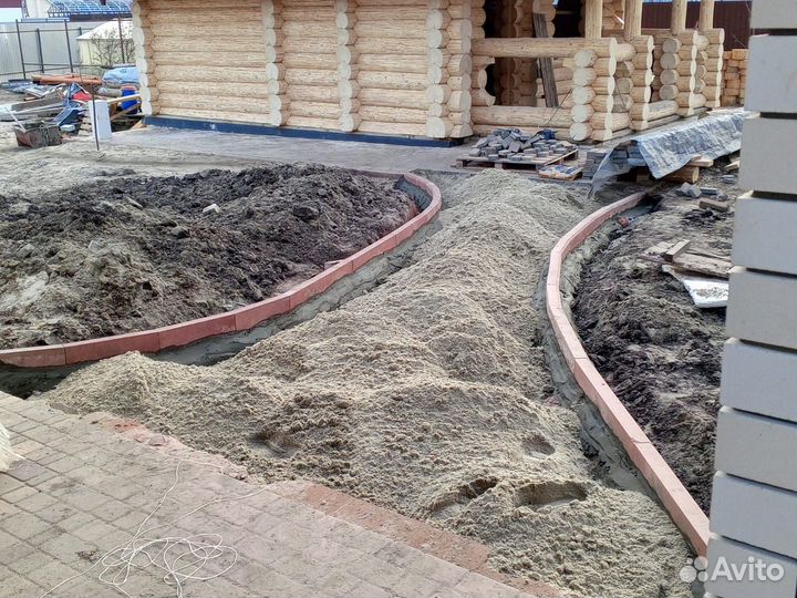 Укладка тротуарной плитки