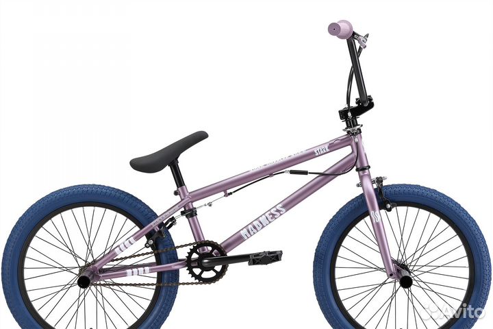 Велосипед Stark'24 Madness BMX 2 фиолетово-серый/п