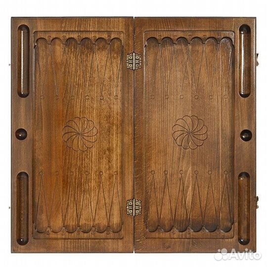 Нарды и шашки резные Орел люкс 61 х 64 см бук Армения 62765