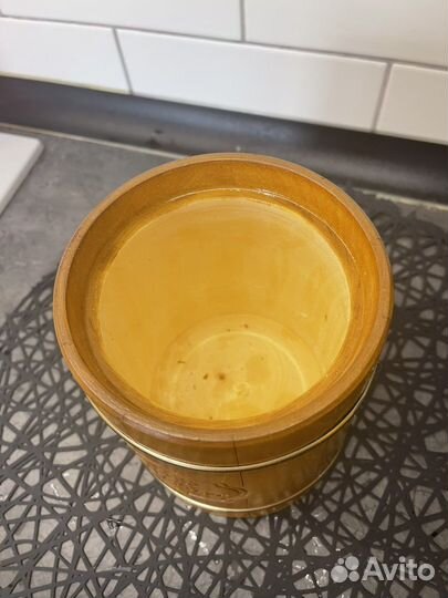 Бочонок деревянный и бочонок расписной