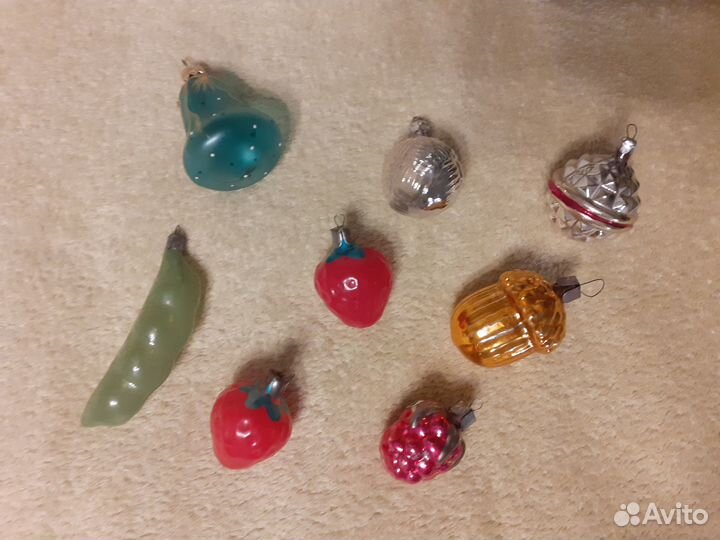 Елочные новогодние игрушки СССР советские