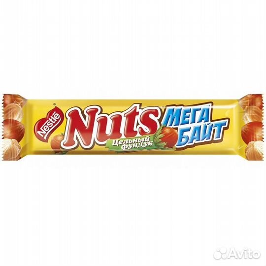 Nestle, Nuts, Шоколадный батончик, Шоколад