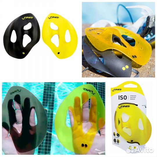 Лопатки для плавания Madwave/Finis