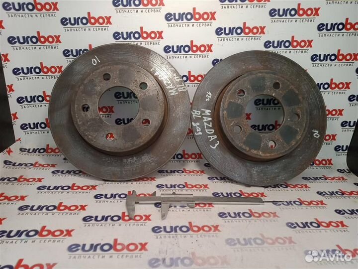 Диск тормозной задний Mazda Mazda 3 (BL) 2009-2013