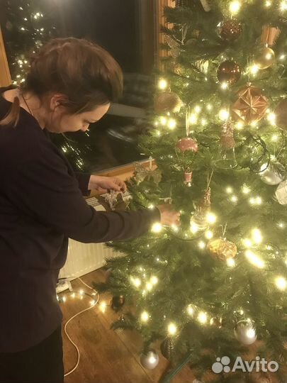 Новогоднее оформление офисов, витрин,коттеджи