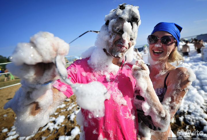 Foam Party от пеногенератор для дискотек