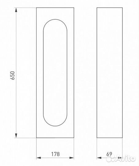 Наземный высокий светильник Arlight Muse 037524
