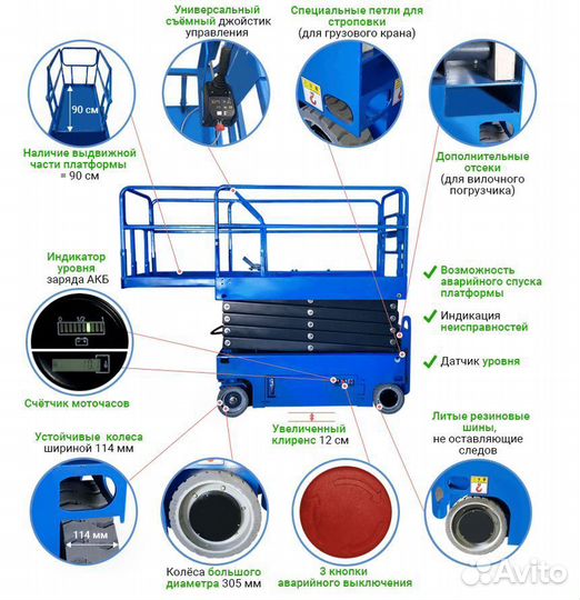 Самоходный ножничный подъемник PL1025