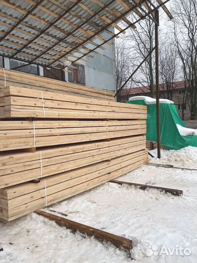 Доска обрезная 25х100х6000мм от производителя