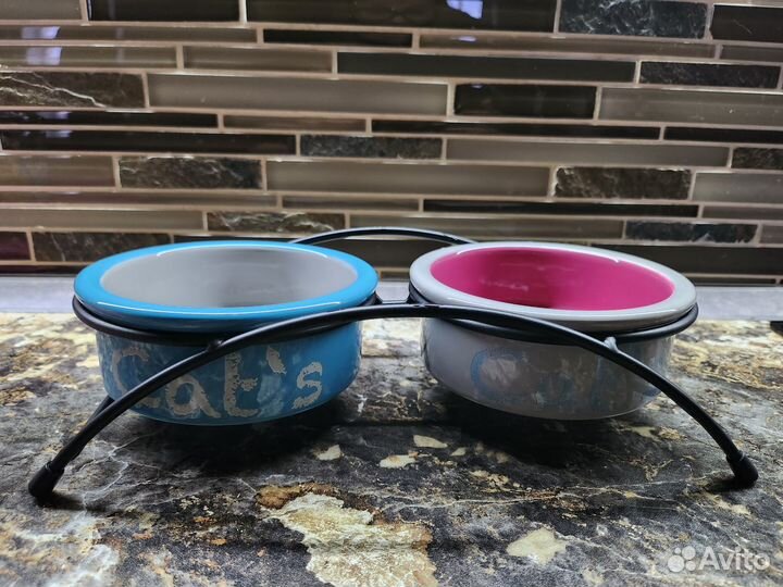 Миски керамические на подставке trixie