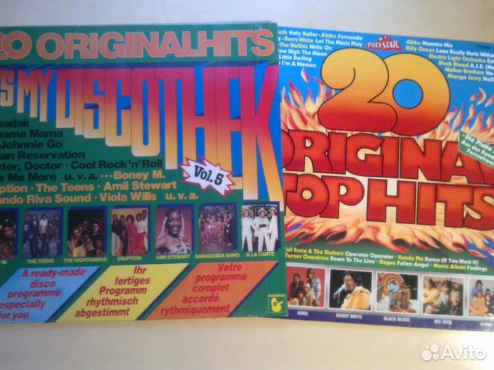 Сборники Rock, POP, Disco музыки на виниле