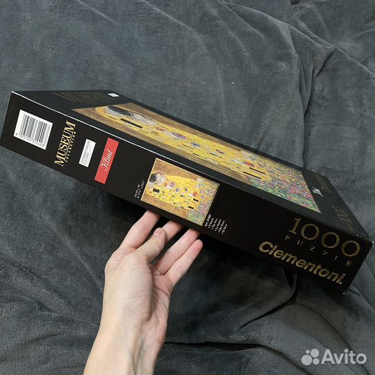 Пазл 1000 густав климт поцелуй мозайка