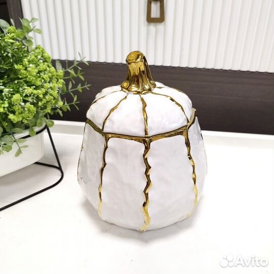 Тыква банка 20 см керамика