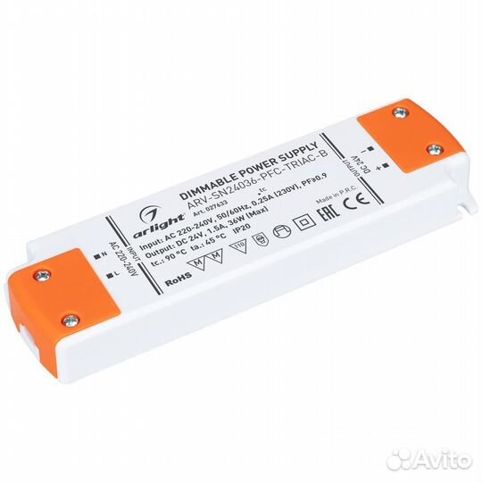 Arlight Блок питания ARV-SN24036-PFC-triac-B (24V