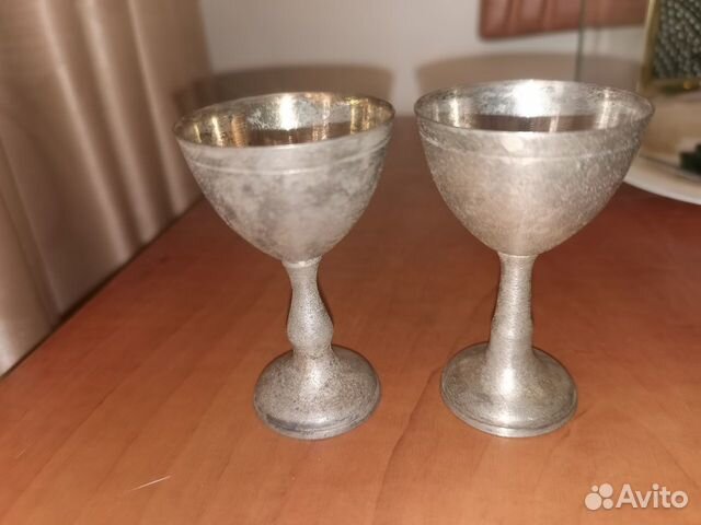 Мельхиоровые рюмки