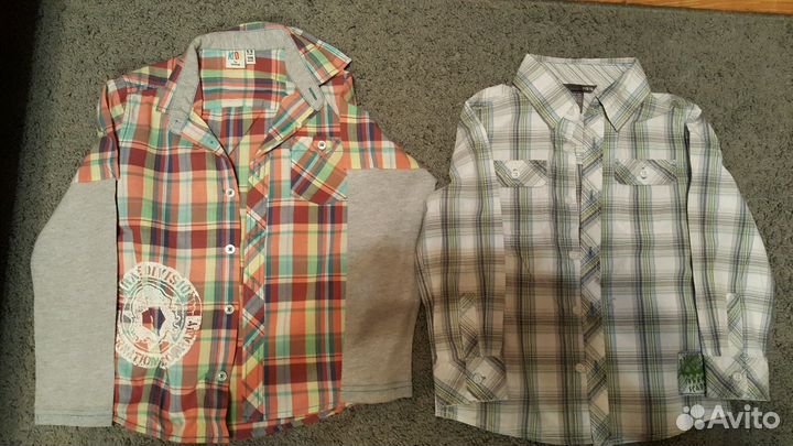 Рубашки для мальчика, р-р 110-116