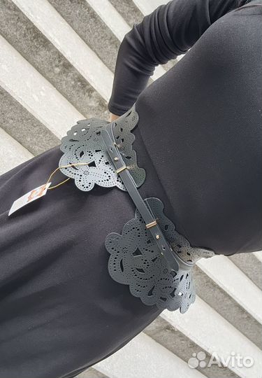 Ремнь-баска из натуральной кожи