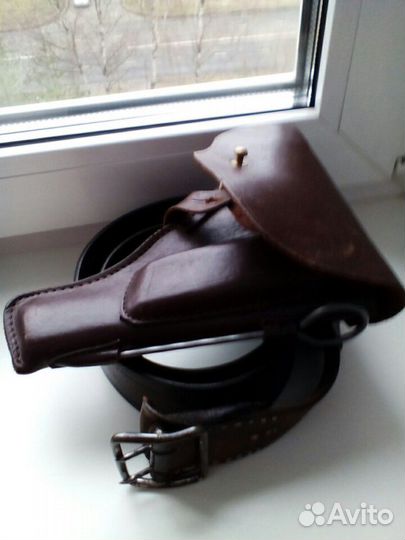 Кобура пистолета тт в сборе с ремнем 1940- 1950г