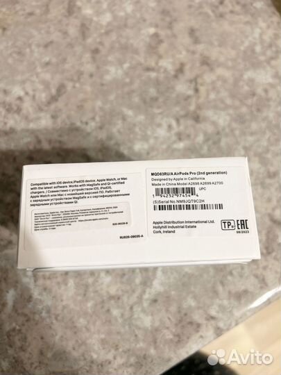 Наушники apple airpods pro 2