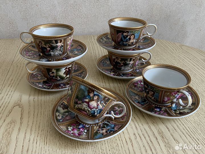 Редкий комплект чайных пар. Design England